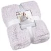 Home Essentials Teddy TV Blanket - Silver
