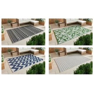 B&M Extra Large Outdoor Rug 1.5 X 2.1m - Green - Image 2