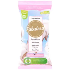 Fabulosa Anti-Bacterial Wipes 80pk - Cotton Fresh
