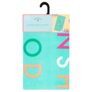 B&M Adult's Beach Towel - Sunshine & Good Times - Image 2
