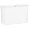 Simply Everyday Matte White Toothbrush Holder