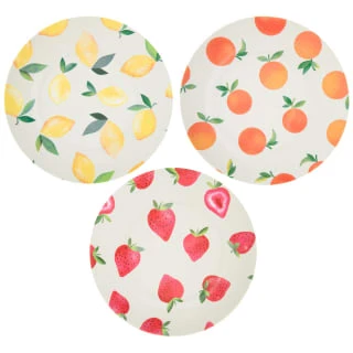 B&M Fruit Print Plate - Oranges - Image 2