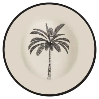 B&M Urban Print Picnic Bowl - Palm Tree