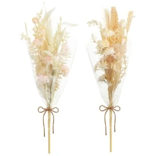 B&M Dried Flower Bunches - Pink - Image 3