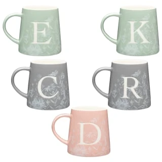 B&M Floral Alphabet Mug (Assorted) - Image 6