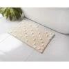 B&M Natural Off White Spots Bathmat