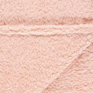 B&M Simply Two Tone Teddy Throw - Blush - Image 4