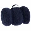 B&M Simply Teddy Navy Rolled Throw
