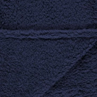 B&M Simply Teddy Navy Rolled Throw - Image 4