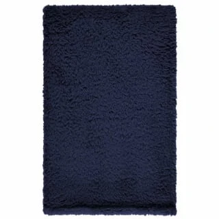 B&M Simply Teddy Navy Rolled Throw - Image 3