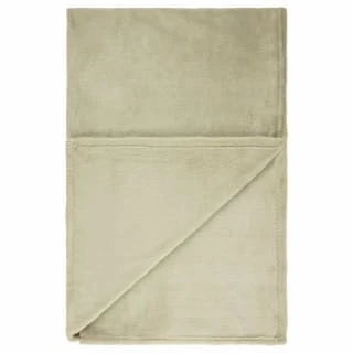 Large Sage Supersoft Fleece Throw - Image 2