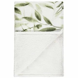 Winston Green Leaf Sherpa Throw - Image 3