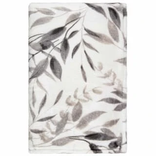 Winston Mono Leaf Sherpa Throw - Image 2