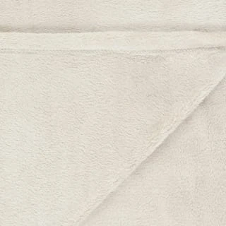 Large Cream Fleece Throw - Image 5