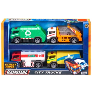 B&M Teamsterz City Trucks 4pk - Image 3