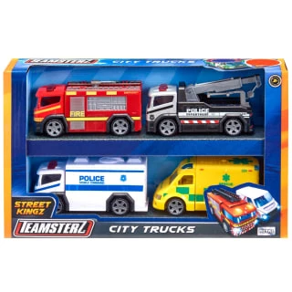 B&M Teamsterz City Trucks 4pk - Image 2