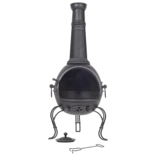 B&M La Hacienda Muricia Steel XL Chimenea 136cm