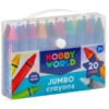 Hobby World Jumbo Crayons 20pk