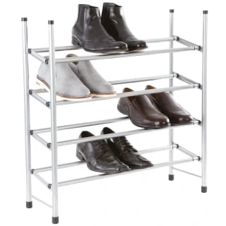 Spaceways 4 Tier Extendable Shoe Rack