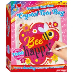 B&M Decorate Your Own Crystal Tote Bag - Rainbow