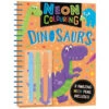 B&M Neon Colouring Book - Dinosaurs