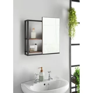 Tromso Bathroom Mirror Cabinet - Image 2