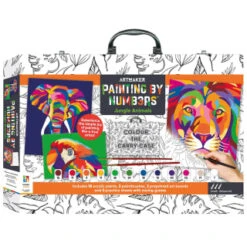 B&M Art Maker Painting By Numbers Jungle Animals Kit