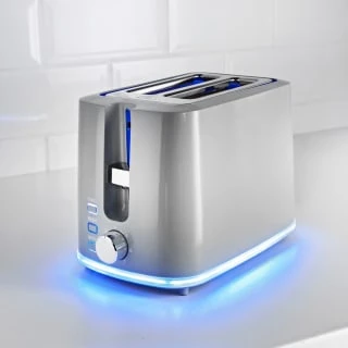 Blaupunkt 2 Slice Illuminating Toaster - Grey - Image 2