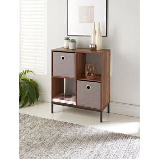 Lokken Linen Storage Cubes 2pk - Grey - Image 4