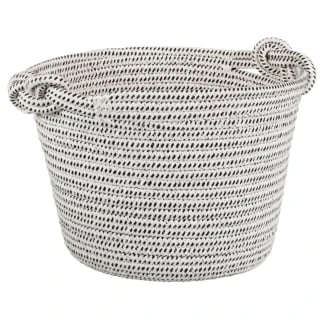 B&M Cara Rope Basket With Handle - Mono