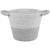 B&M Two Tone Rope Basket - Grey
