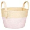 B&M Wicker Basket - Pink