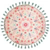 B&M Large Round Shower Resistant Cushion With Tassels 59 X 10cm - Multicolour