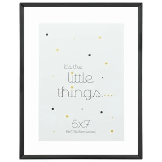 B&M Glass & Metal Photo Frame 5x7" - Image 2