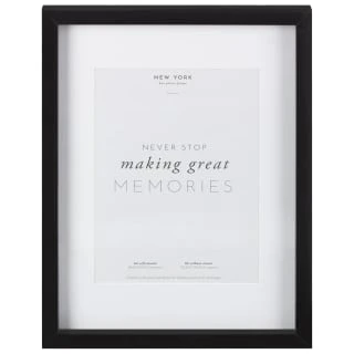 B&M A4 New York Box Photo Frame - Black