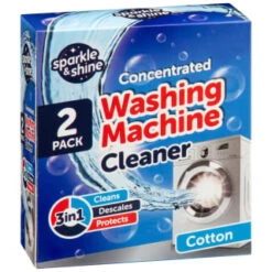 B&M Sparkle & Clean Washing Machine Cleaner 2pk - Cotton