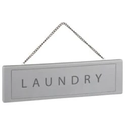 B&M Ceramic Laundry Sign