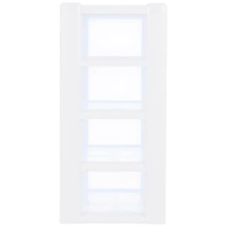 B&M White 4 Tier Drawers - Image 3