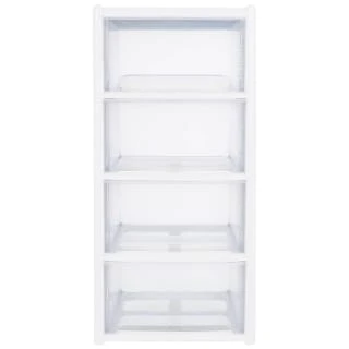 B&M White 4 Tier Drawers - Image 2