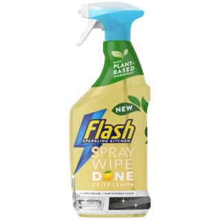Flash Sparkling Kitchen Spray 800ml - Crisp Lemon