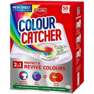 B&M Dylon Colour Catcher 2 In 1 Protect & Revive Colours 50pk