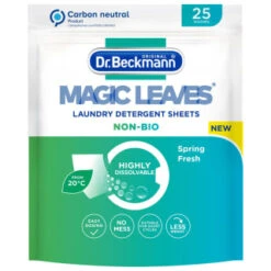 Dr. Beckmann Magic Leaves Laundry Detergent Sheets Non Bio 25W