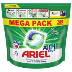 Ariel Original All-in-1 Pods 38 Washes