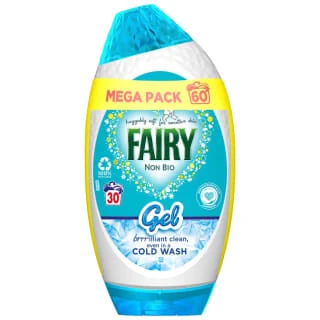 Fairy Non Bio Washing Gel Mega Pack 60 Washes