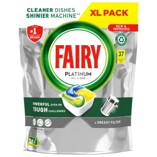 Fairy Platinum All In One Dishwasher Capsules 37pk