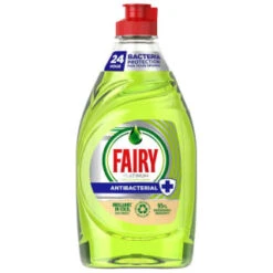 Fairy Platinum Washing Up Liquid 383ml - Lime & Lemongrass