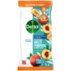 Dettol Anti-Bacterial Multi Purpose Wipes 50pk - Peach Splash