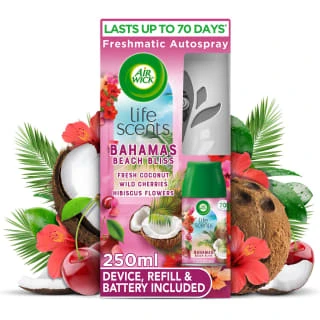 Air Wick Life Scents Freshmatic Kit - Bahamas Beach Bliss