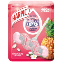 Harpic Active Fresh Toilet Block - Caribbean Paradise